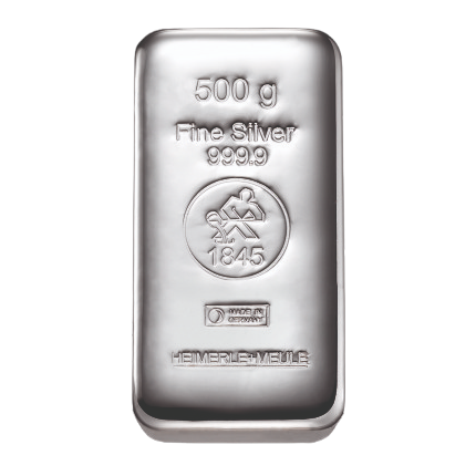 Heimerle + Meule stříbrný slitek 500g