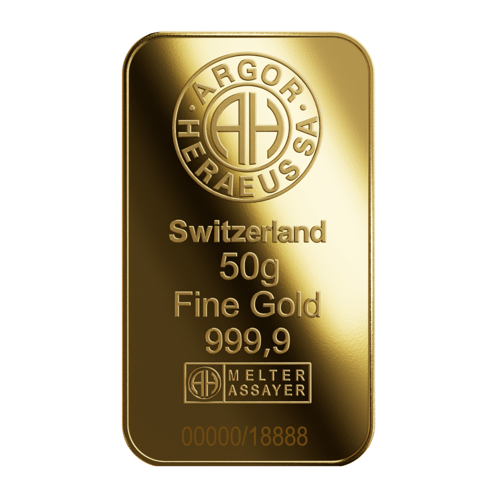 Argor-Heraeus Limited Edition Jahr  der Ziege 2027 Goldbarren 50 g
