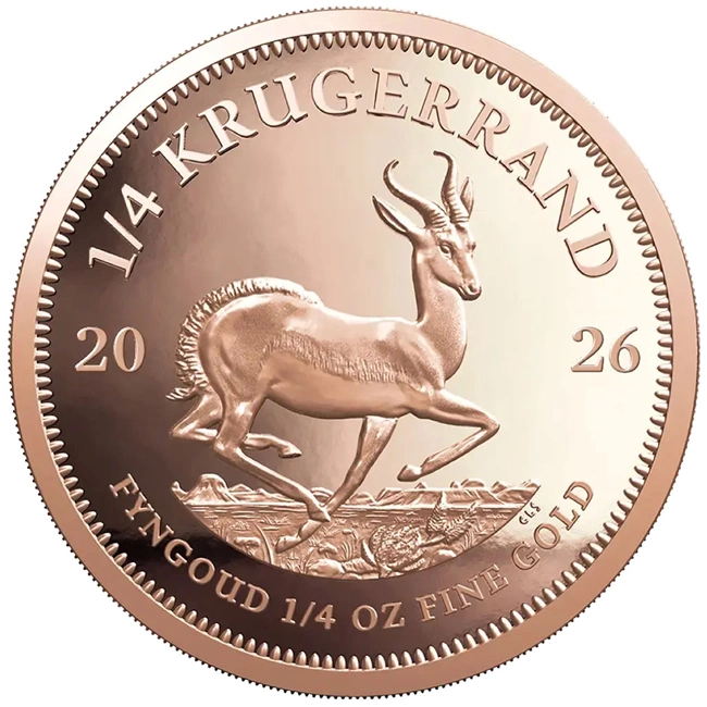 Krugerrand 1/4 Oz 2026 Gold Coin