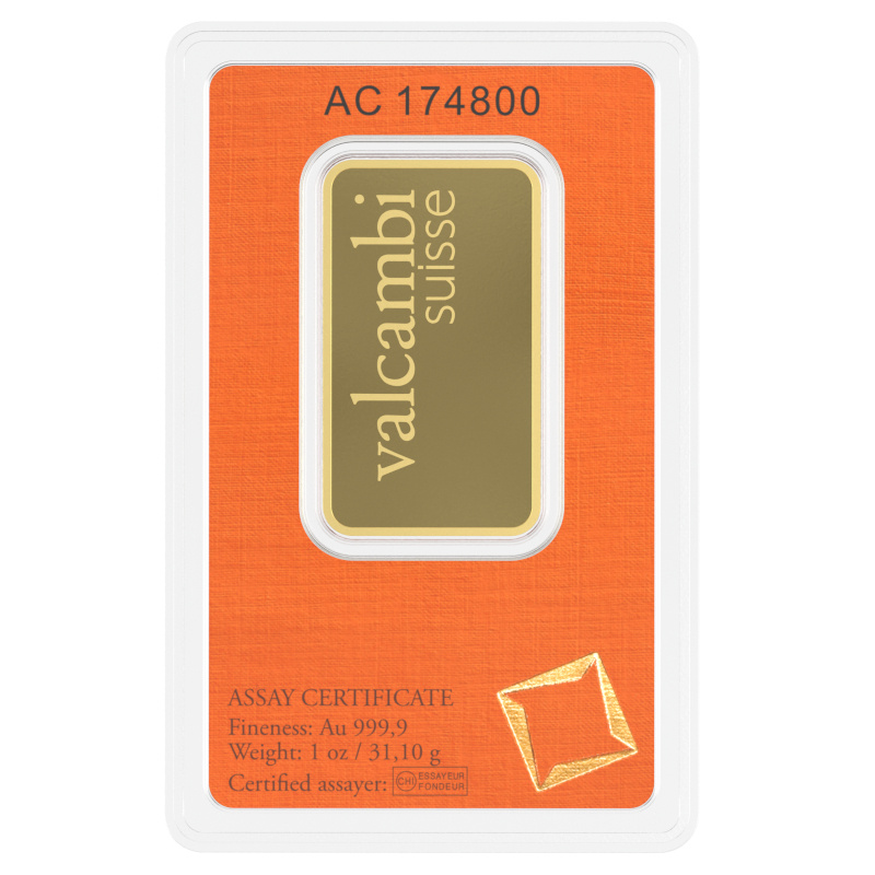 Valcambi Investment-Goldbarren 31,1 g