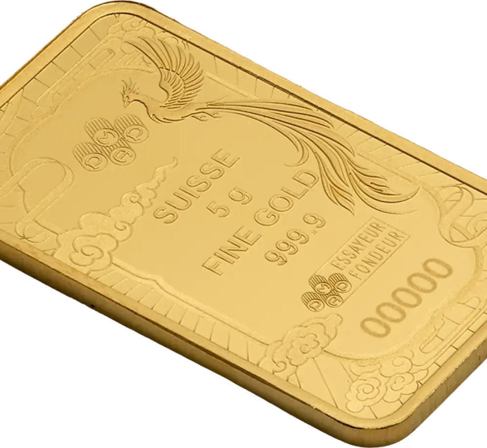 Pamp Fortuna Investment gold bar 5g - Good Luck Phoenix