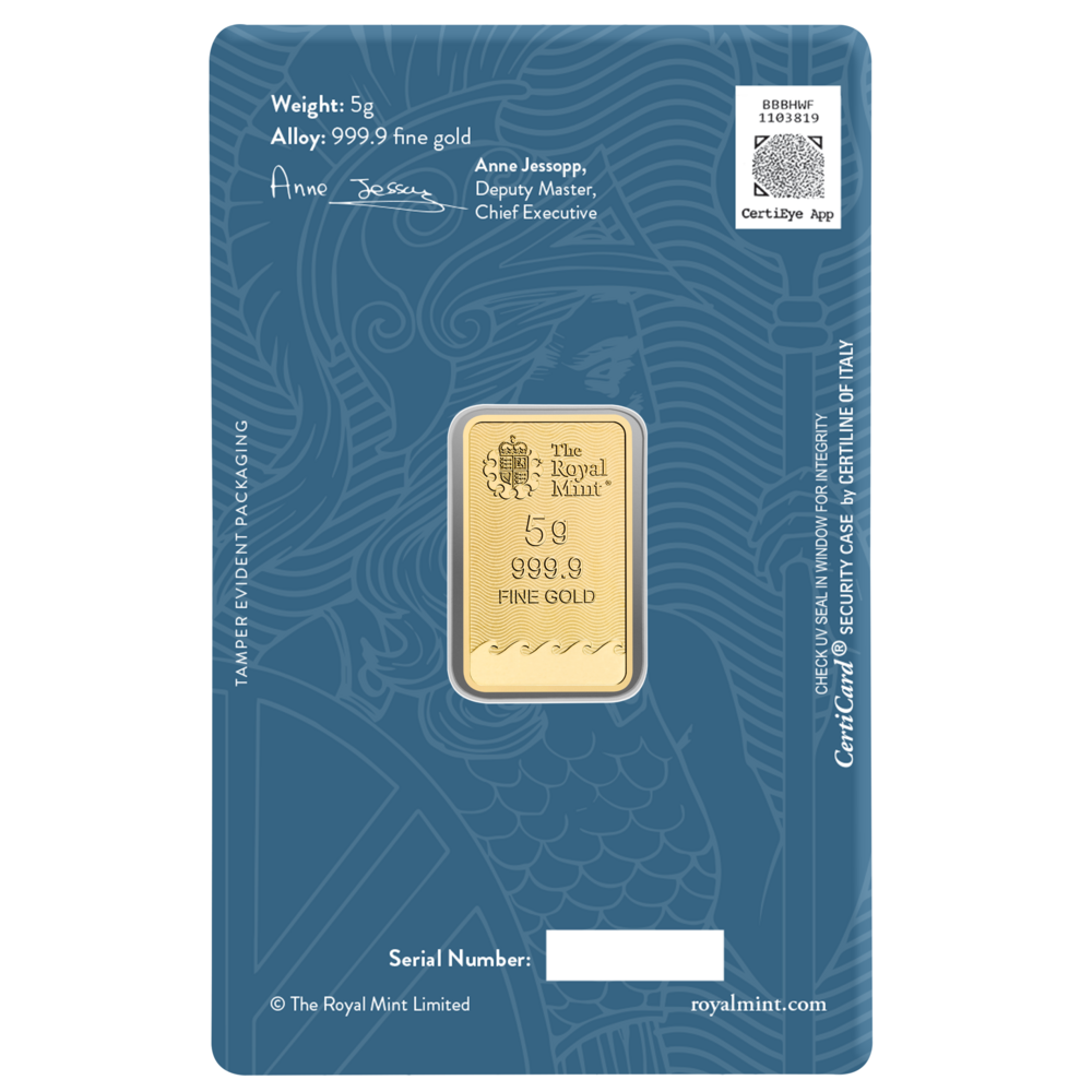 Britannia Investment Goldbarren 5 g