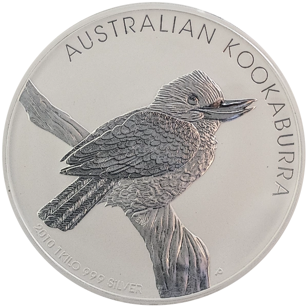 2010 Australian Kookaburra 1 Kilo Silver Coin