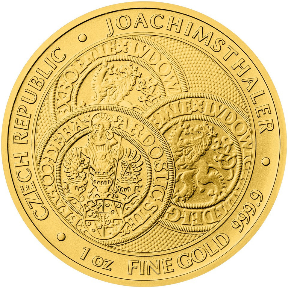 Gold Ounce 2023 Thaler - JOACHIMSTHALER· 1 oz FINE GOLD 999.9 ·