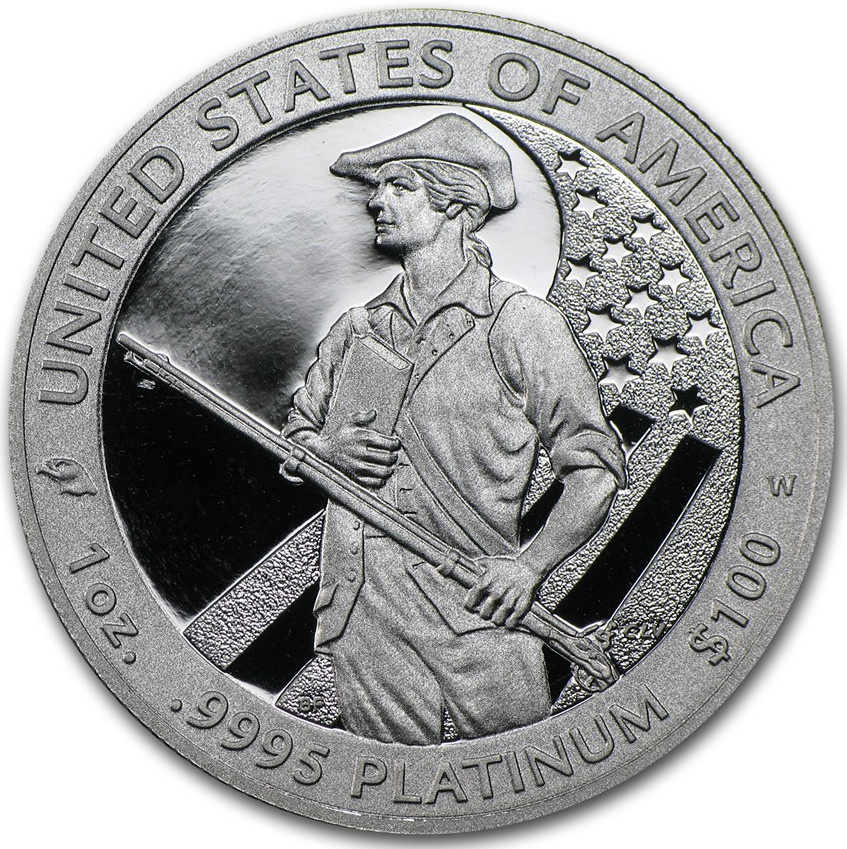 Platinunze 2012 American Eagle, Proof 1OZ 2012