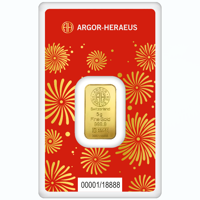 Argor-Heraeus Limited edition Year of the Snake 2025 gold bar 5g