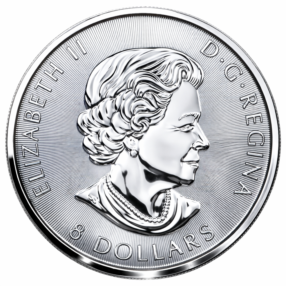 2016 1.5 oz Canada Silver Snowy Gyrfalcon