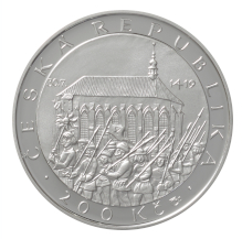 Silver coin 200 CZK First Prague Defenestration 600th anniversary 2019 Proof