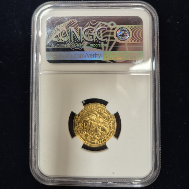 Dukatenmedaille Wiederbelebung des Kremnitzer Bergbaus 1934, NGC-Zertifikat, Qualität MS 67PL