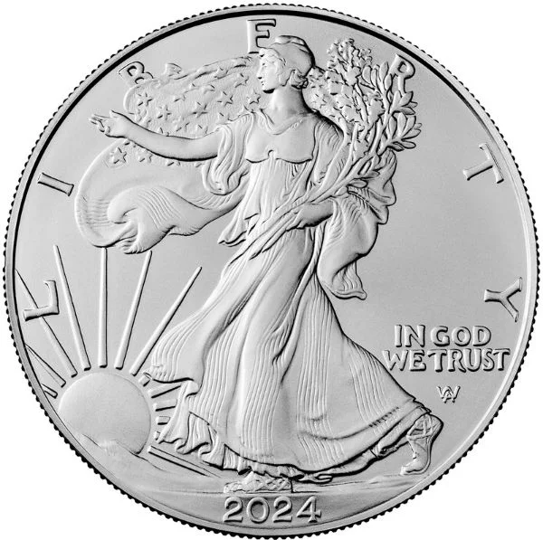 1 Oz 2024 American Eagle Silver Coin