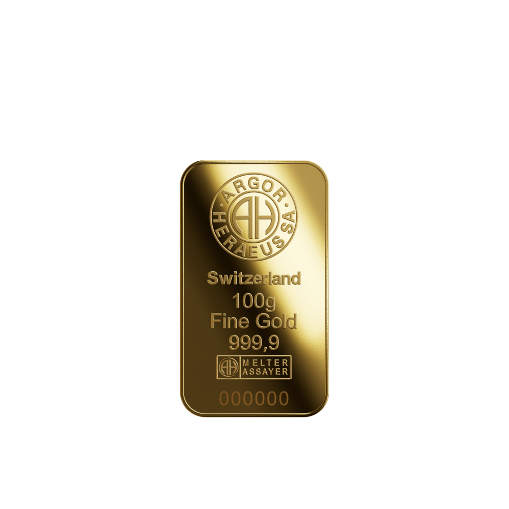 Argor Heraeus Investment Gold Bar 100g