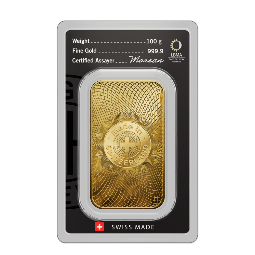 Argor Heraeus Investment Gold Bar 100g