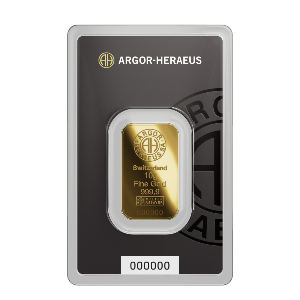 Argor Heraeus Investiční zlatý slitek 10g