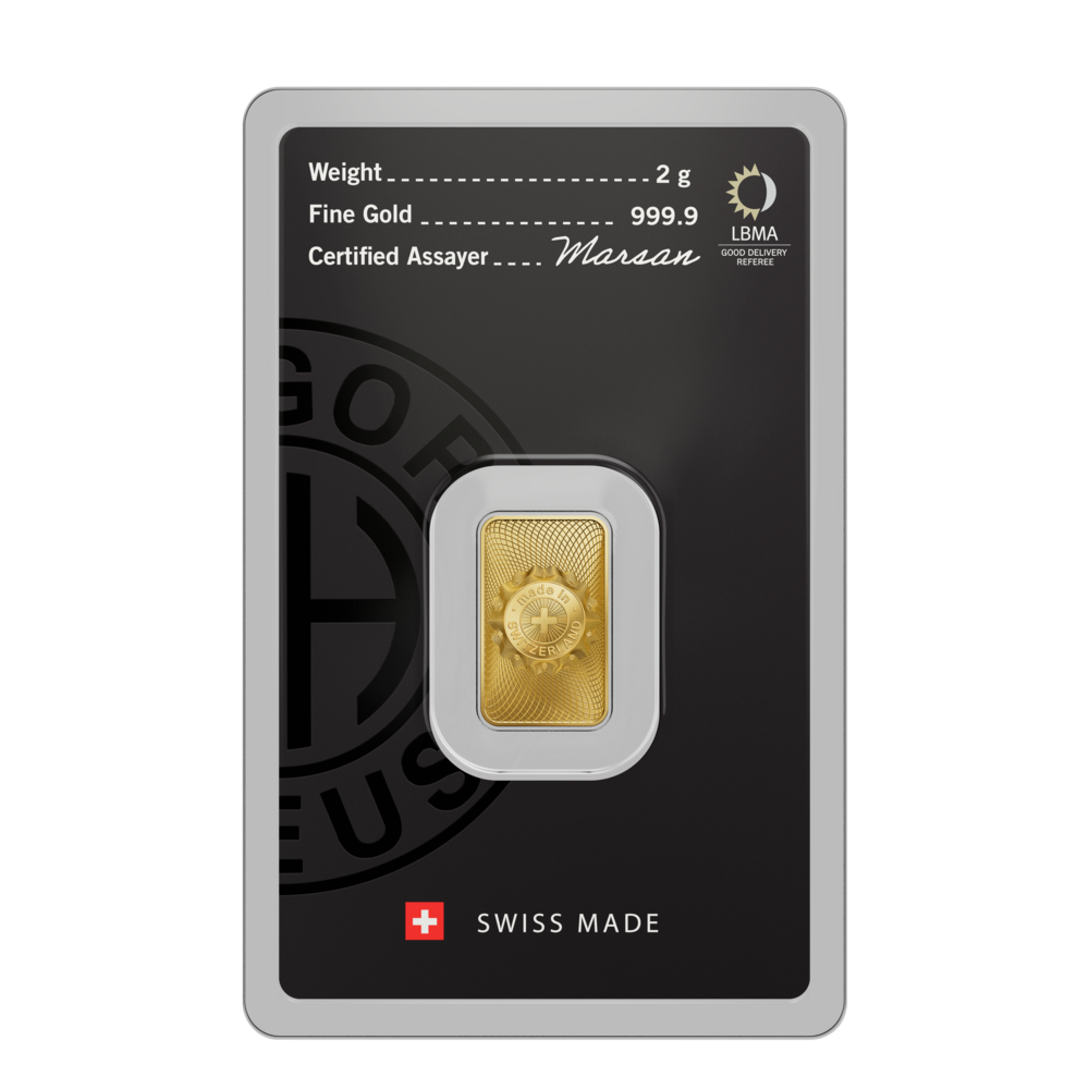 Argor Heraeus Investment Gold Bar 2g