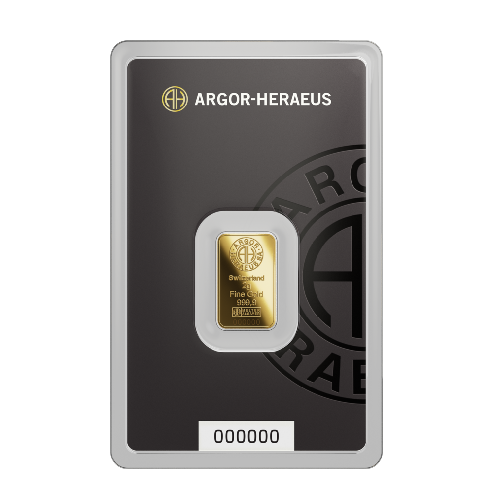 Argor Heraeus Investment Gold Bar 2g
