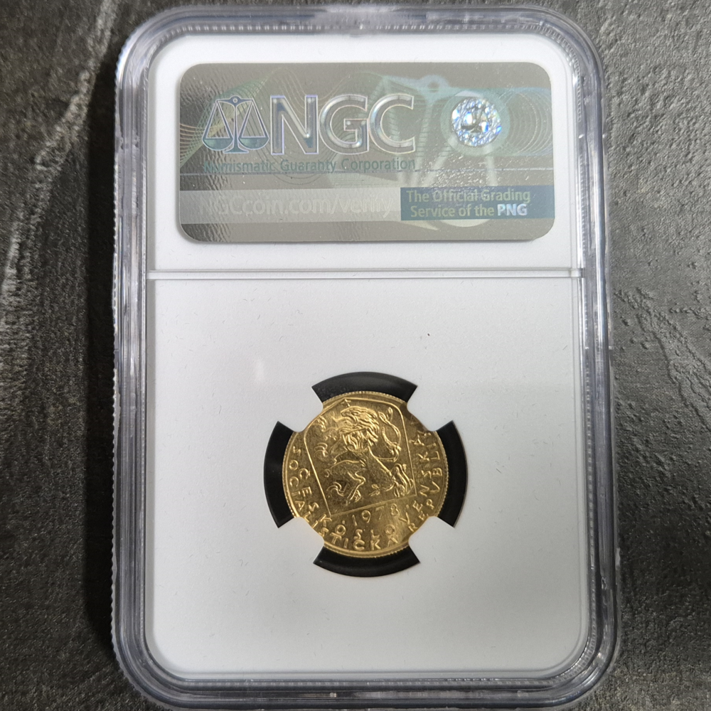 1 Dukat Karl IV. 1978, NGC MS 66