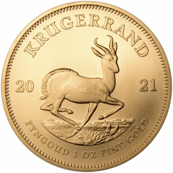 1 Oz Krugerrand Gold Coin