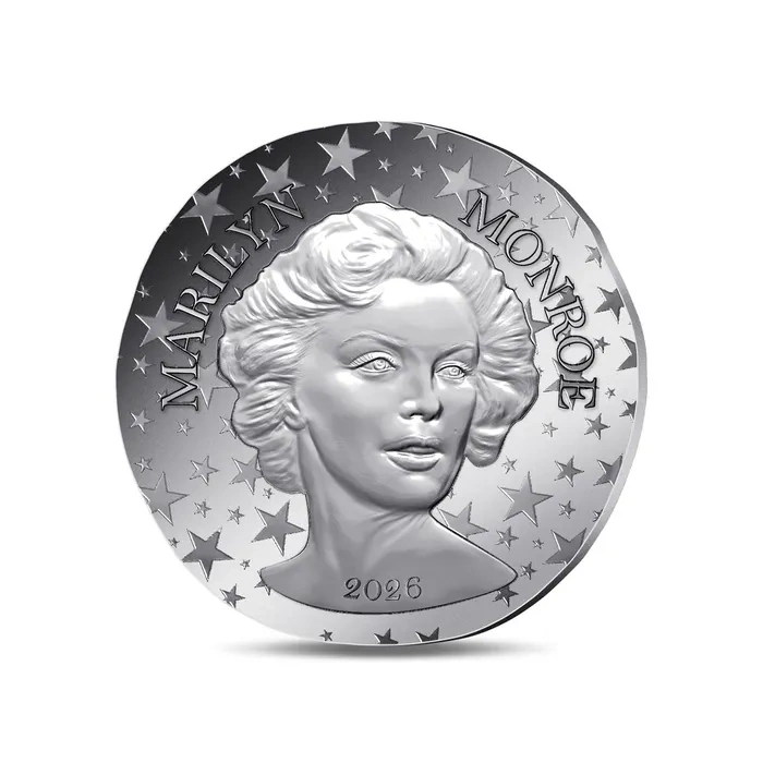 Silbermünze „Marilyn Monroe“ – Ausgabe 2026 Historische Qualität