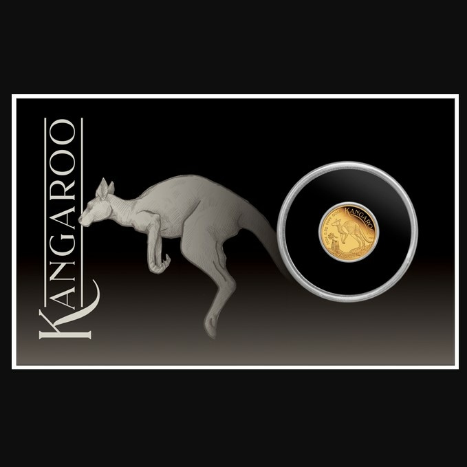 Kangaroo Gold Coin 0.5g 2024 - Blister