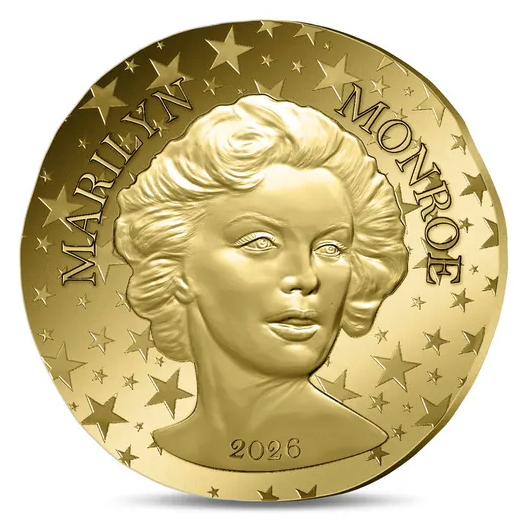 Marilyn Monroe Gold Coin, 2026 Edition -  Historical Quality