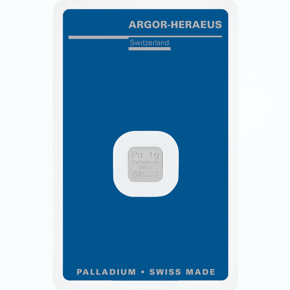 Argor Heraeus Investiční palladiový slitek 1g