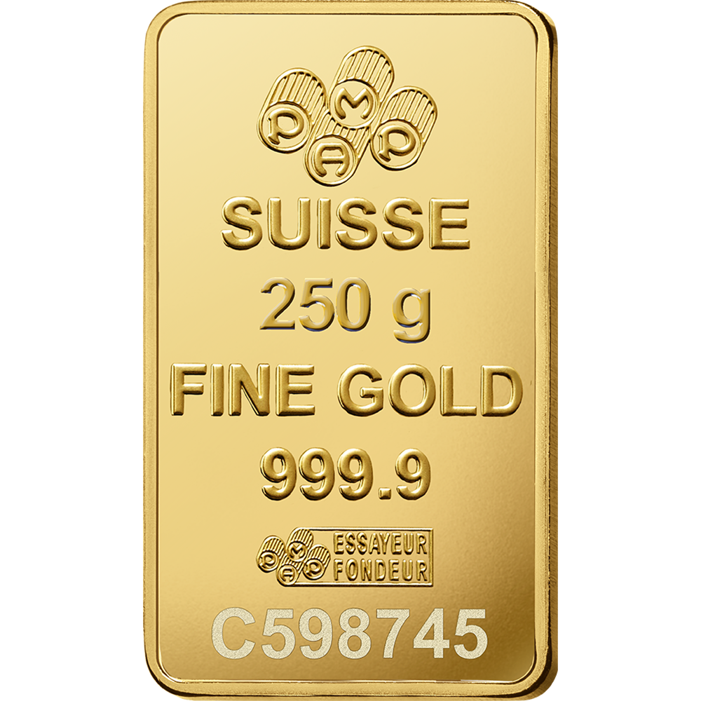 Pamp Fortuna Investment gold bar 250g