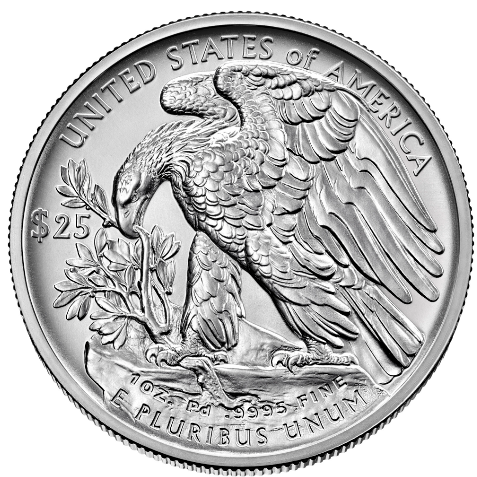 2021 American Eagle 1 Unze Palladiummünze