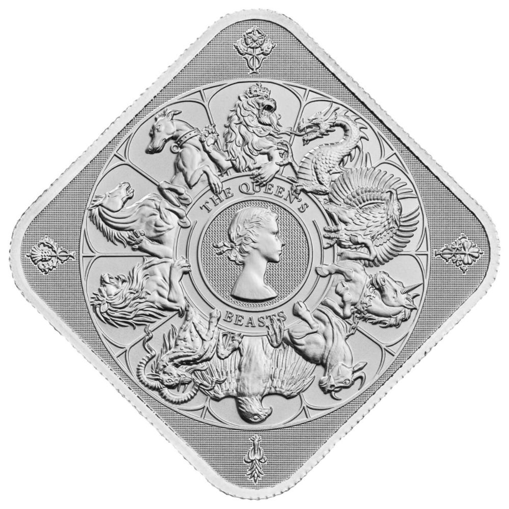 Silberbarren „The Queen’s Beasts“ 1 Oz