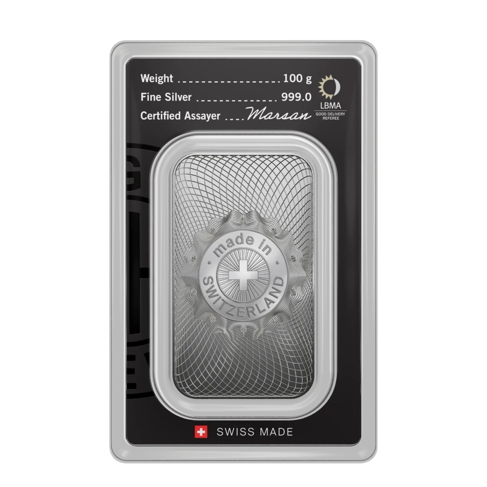 Argor Heraeus Investment Silver Bar 100g