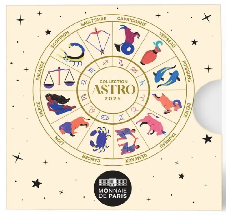 Astrological signs - Gold coin astrological wheel 4 g 2026