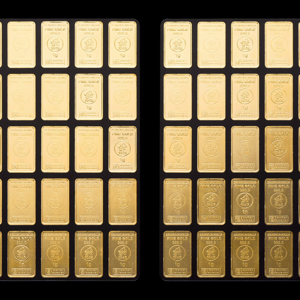 Heimerle + Meule Investment gold bar 50g - UNITY BOX