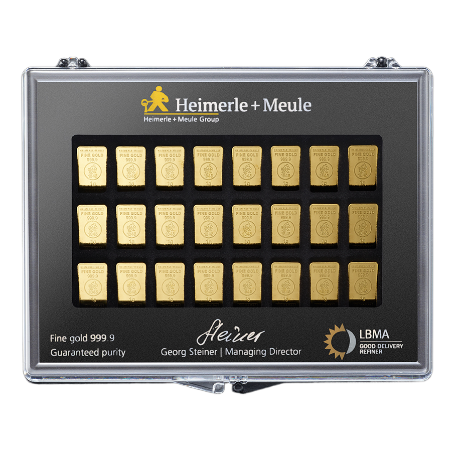 Heimerle + Meule Anlagegoldbarren 30g - BOX COLLECTION