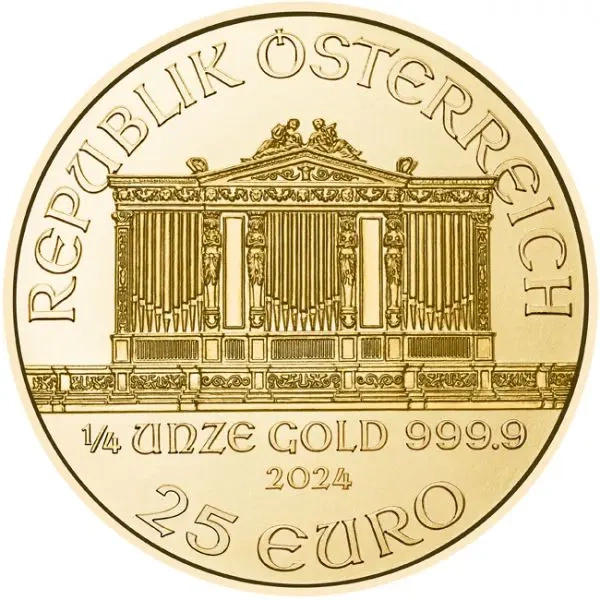Wiener Philharmoniker 1/4 Oz 2026 Gold Coin