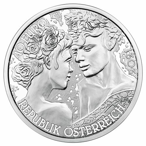 Stříbrná mince Růže 1/2 Oz Proof 2021