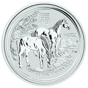 Stříbrná mince Rok Koně 2014 1 Kilo
