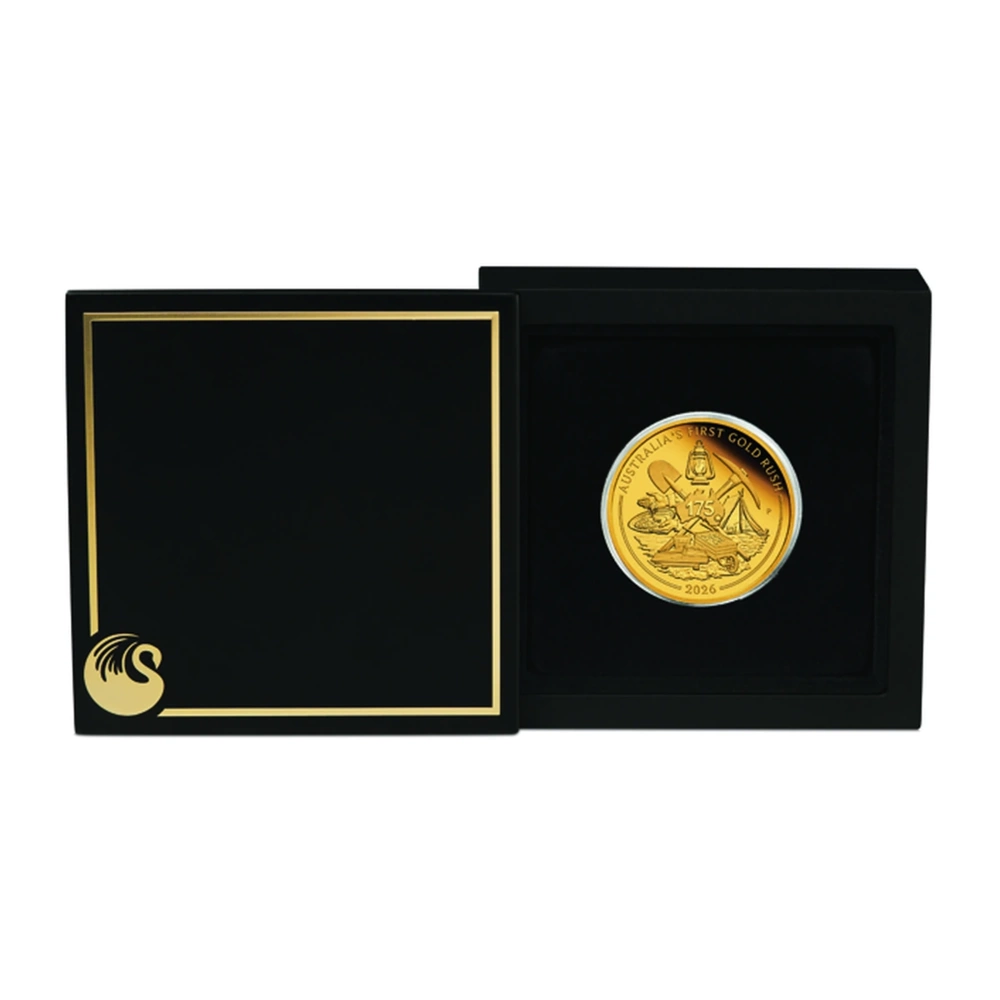 Zlatá mince 175. výročí první australské zlaté horečky 1 Oz 2026 Proof