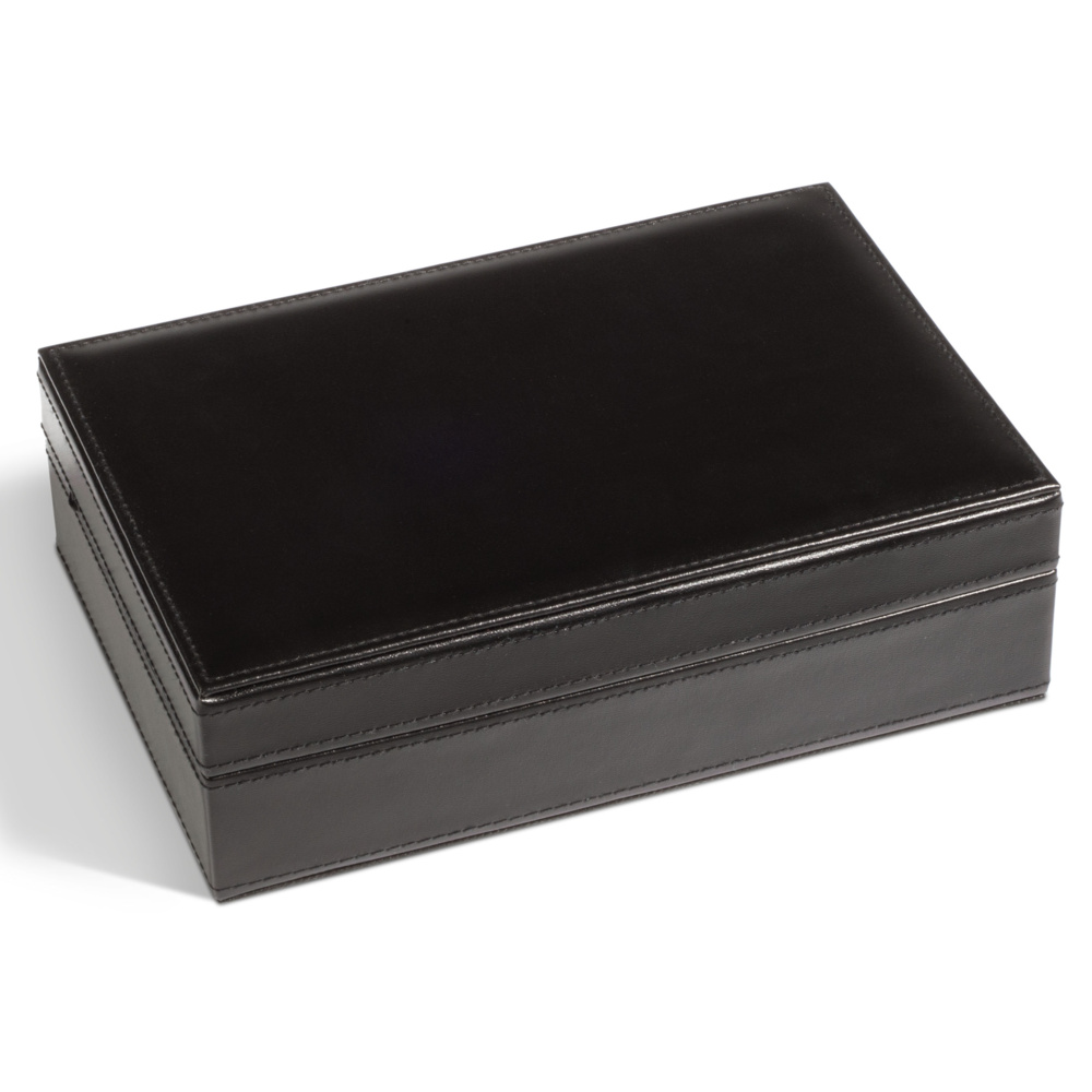 Mincovní box na 100 QUADRUM kapslí 50 x 50 mm, black
