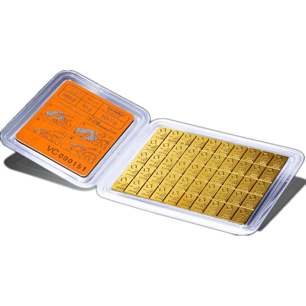 50 x 1 g CombiBar® | Gold | Valcambi