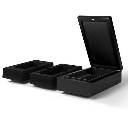 Volterra case for 1 silver bar in blister pack - 1kg, tall format, black
