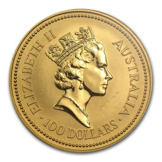 Zlatá mince Australian Nugget 1 Oz 1990