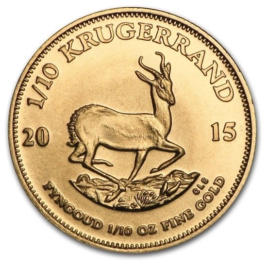 Krugerrand 1/10 Oz Gold Coin