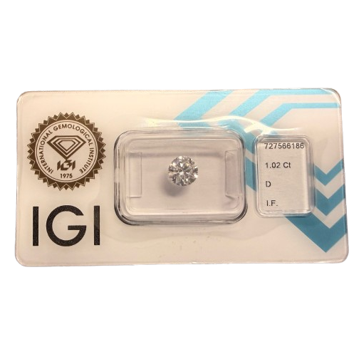 Diamant 1,02 CT - IF, D