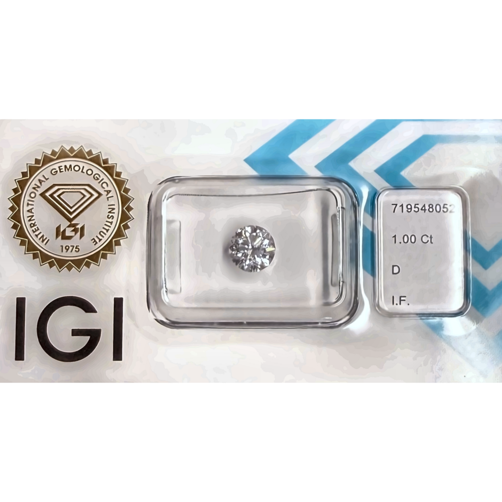 Diamant 1,00 CT- IF, D