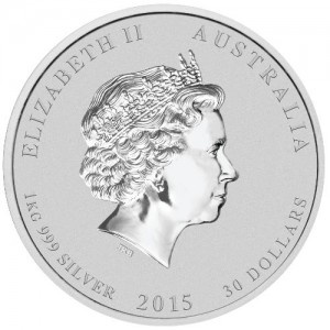 Stříbrná mince Rok Kozy 2015 1 Kilo