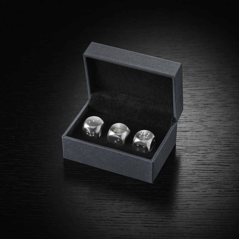 Set of 925/1000 silver cubes