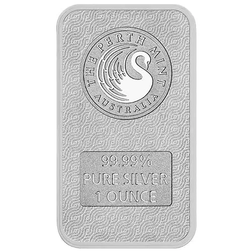 1 ounce silver bar Perth Mint Lunar Snake