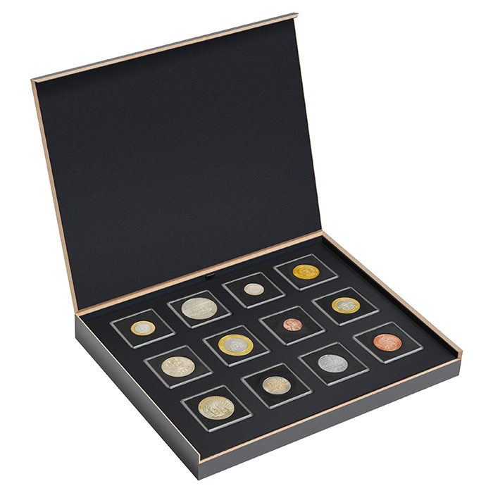 Coin case LUXOR 12x QUADRUM