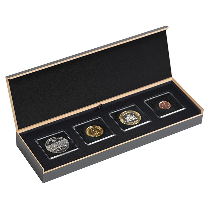 Mincovní etue LUXOR 4x QUADRUM