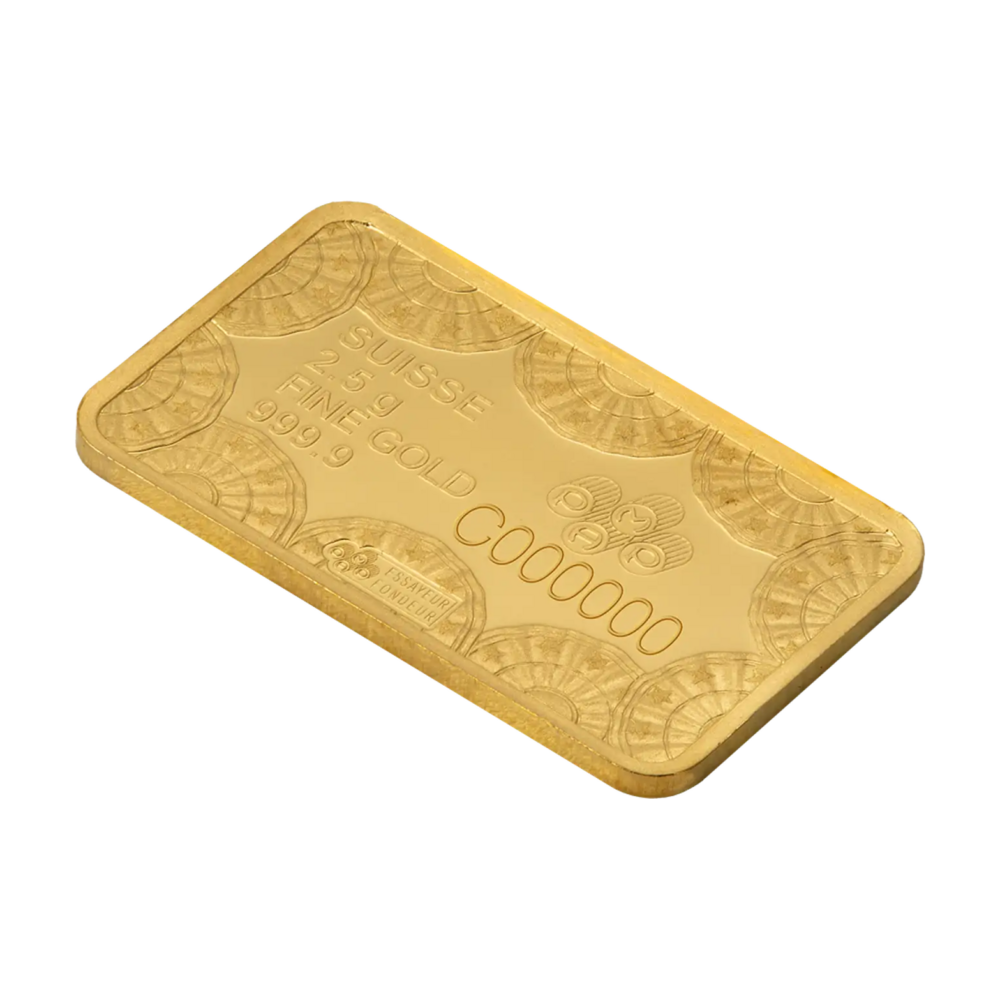 Pamp Fortuna Investiční zlatý slitek 2,5 g - 250th Anniversary of the United States Vintage - Limitid edition 2500 pcs