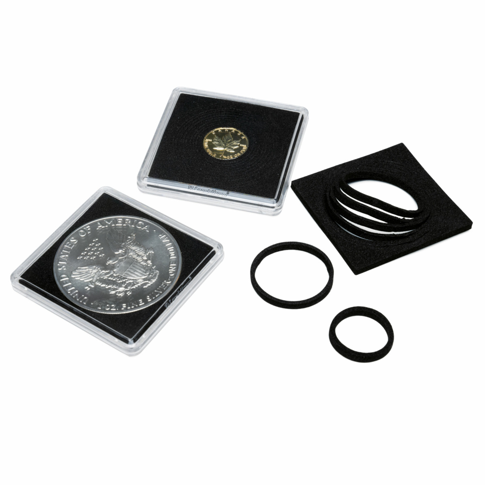 Plastic coin capsule QUADRUM 16 – 41 mm, 1 pc.